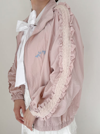 【Official限定価格】レースフリルブルゾン