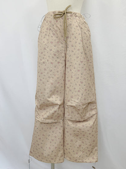 【Official限定価格】小花柄ナイロンパンツ