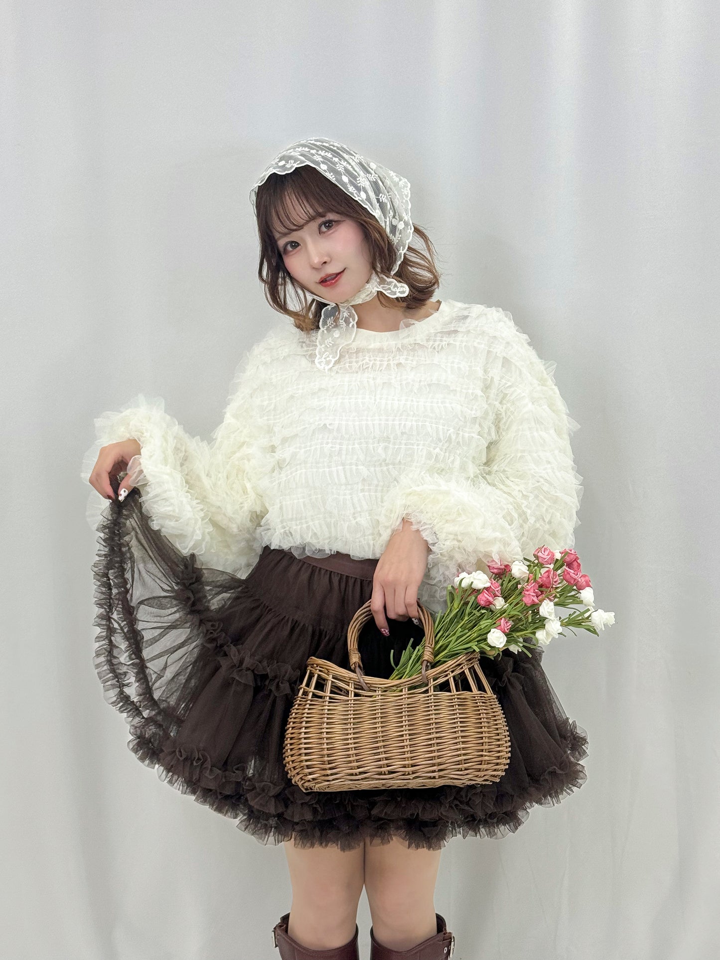 ボリュームミニチュールスカート