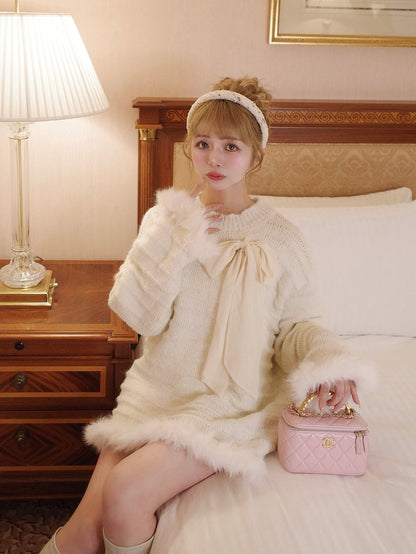 ファーニットラメワンピース