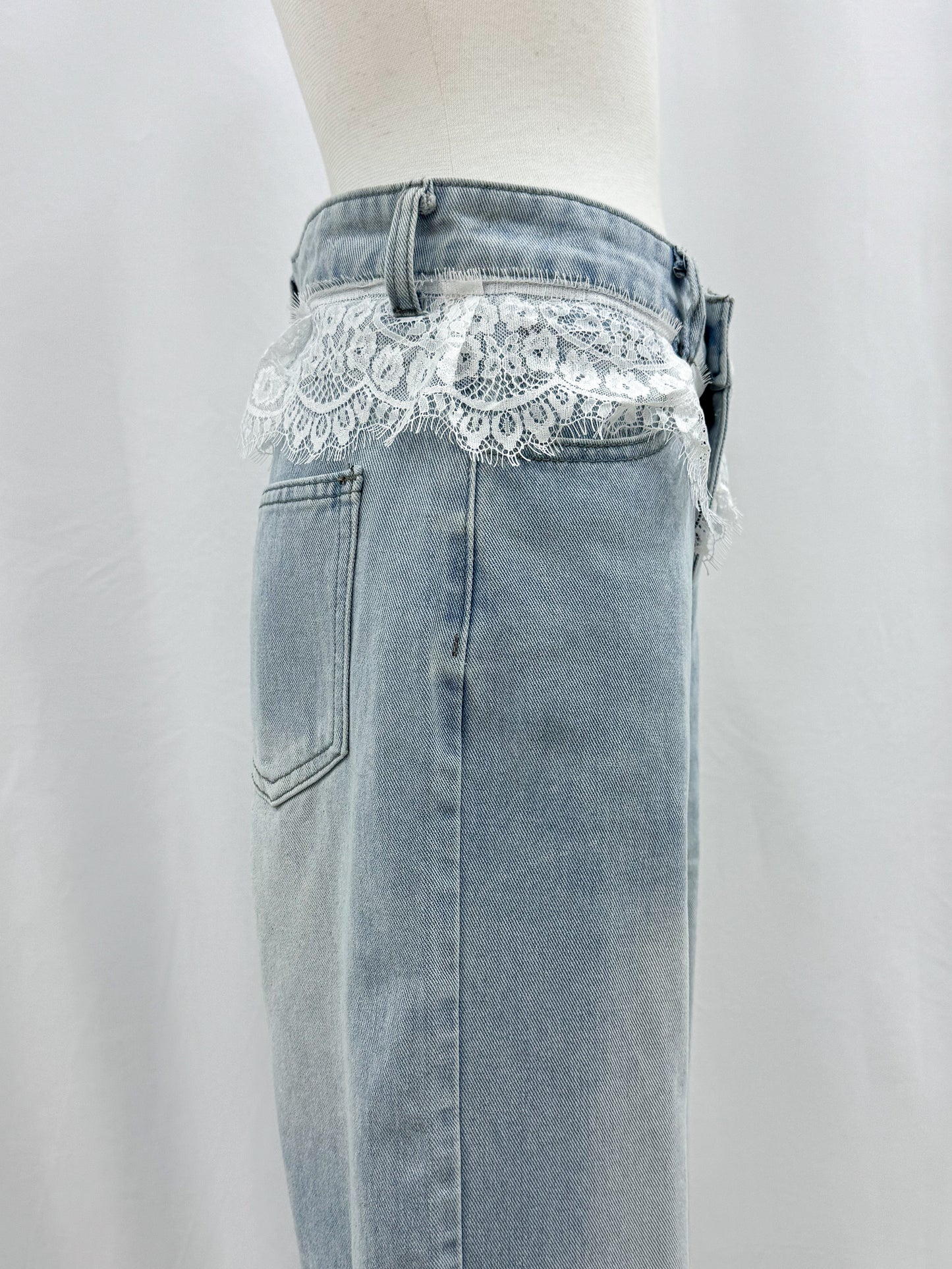 【Official限定価格】ウエストレースデニムパンツ