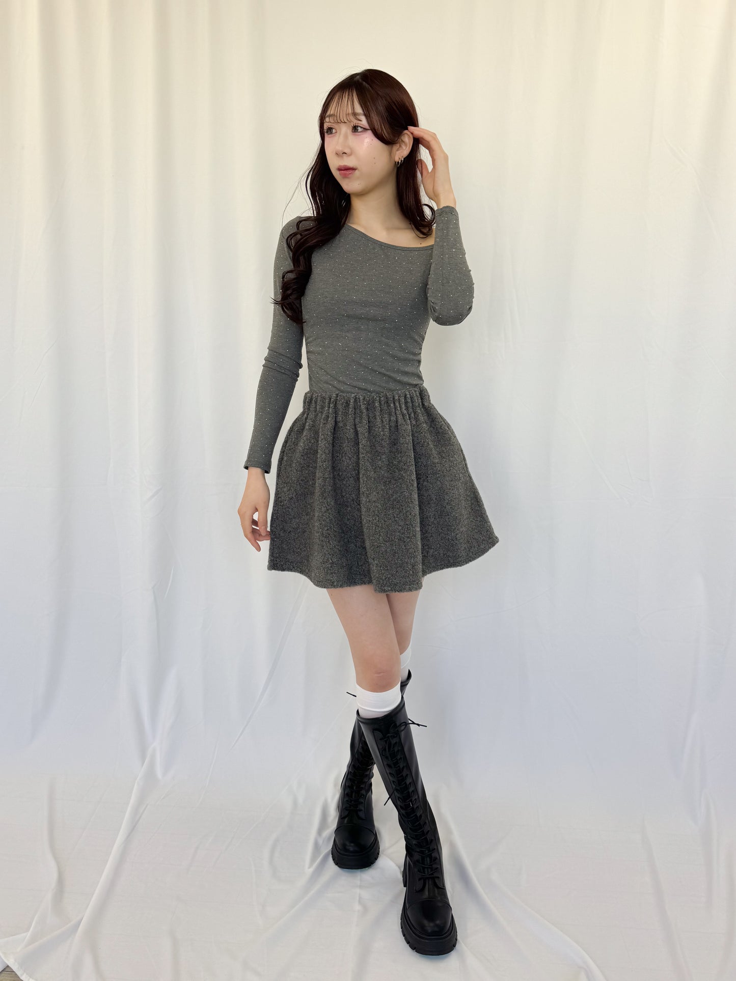 【Official限定価格】フリースフレアスカート