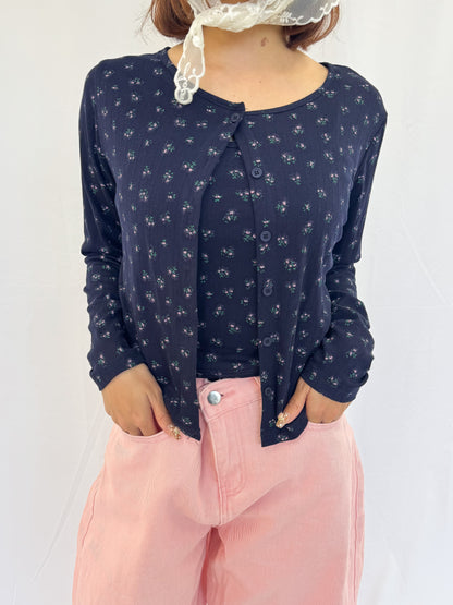 【Official限定】花柄アンサンブルカーディガン