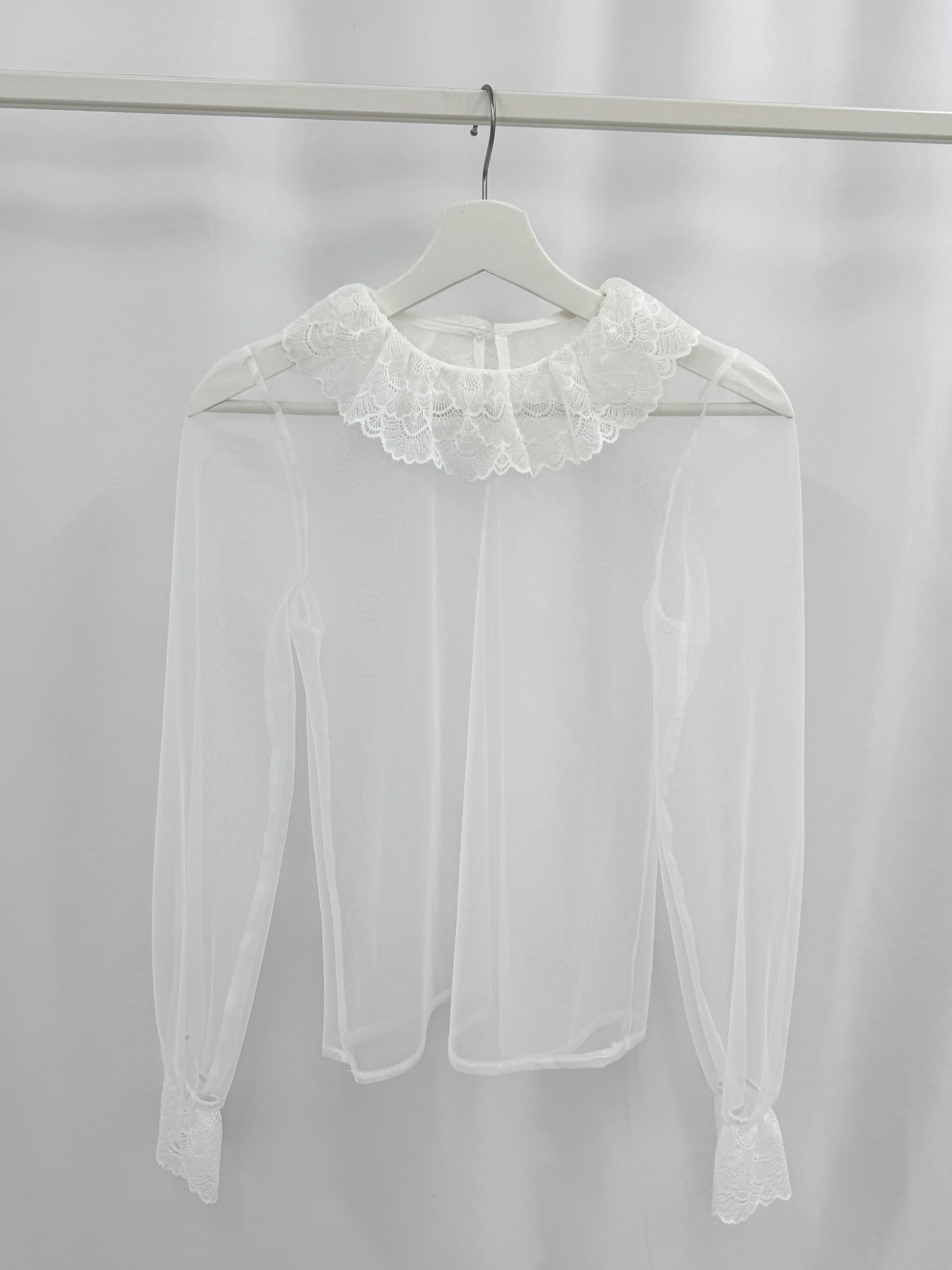 Official限定価格】レース襟付きシアートップス – frunco