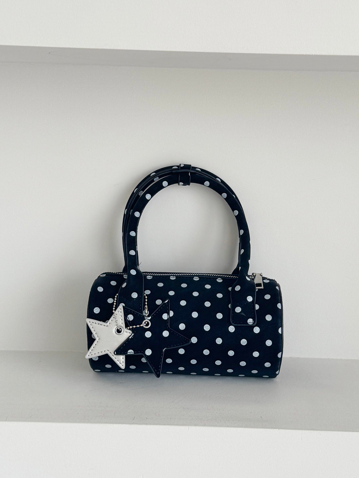 星チャーム付きドットミニBAG