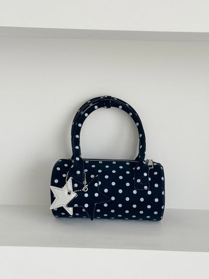 星チャーム付きドットミニBAG