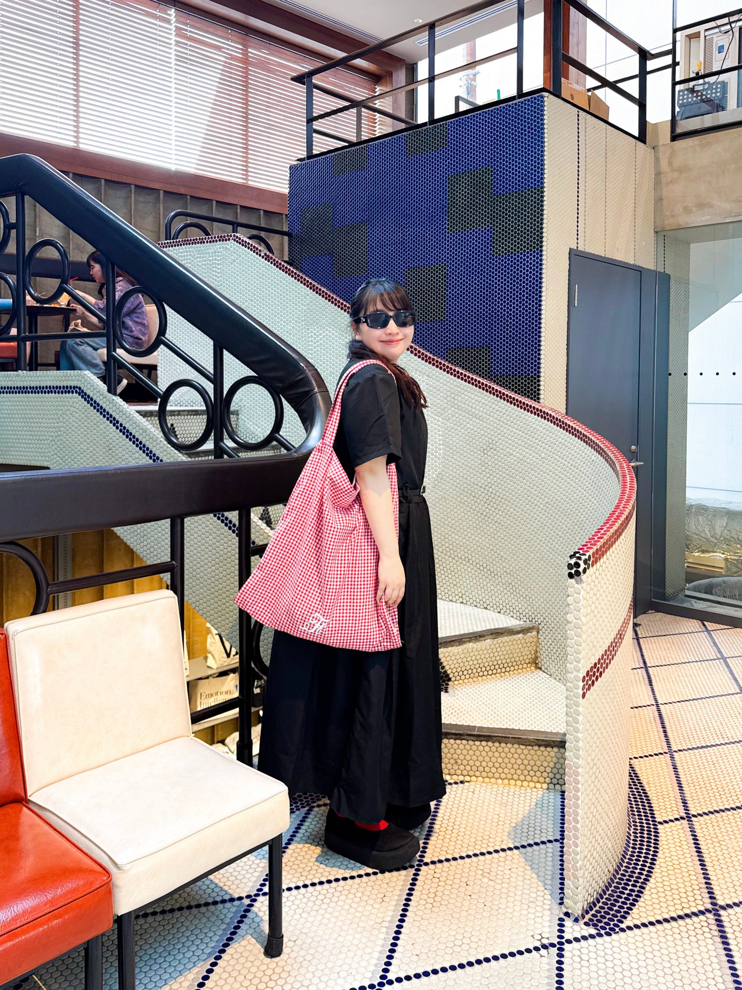 frunco × AYAKA BIGギンガムトートバッグ