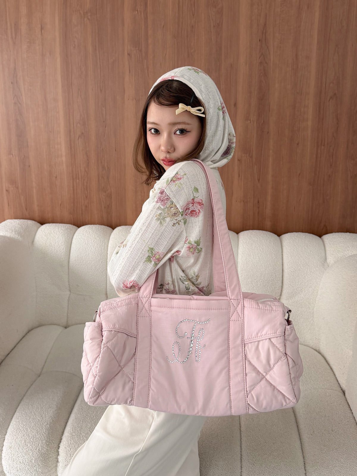 【POPUP会場先行受注】オリジナルキルティングボストンバッグ