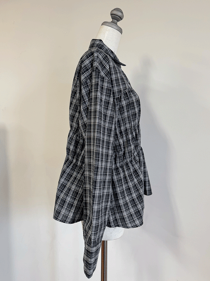 【Official限定】シャーリングチェックシャツ
