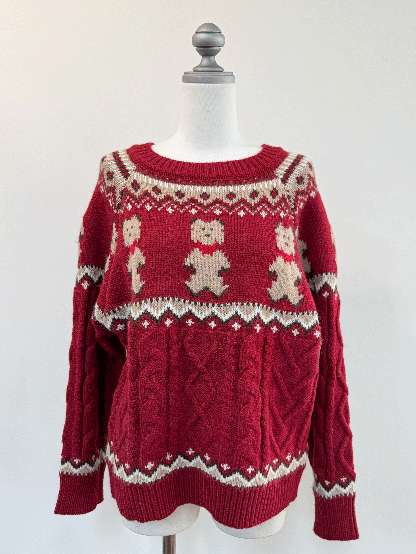 【Official限定】アニマルジャガードニット