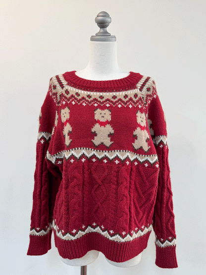 【Official限定】アニマルジャガードニット