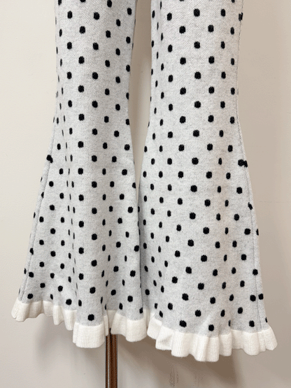 ドットニットパンツ