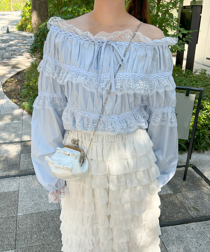 【Official限定販売】2WAYレースブラウス