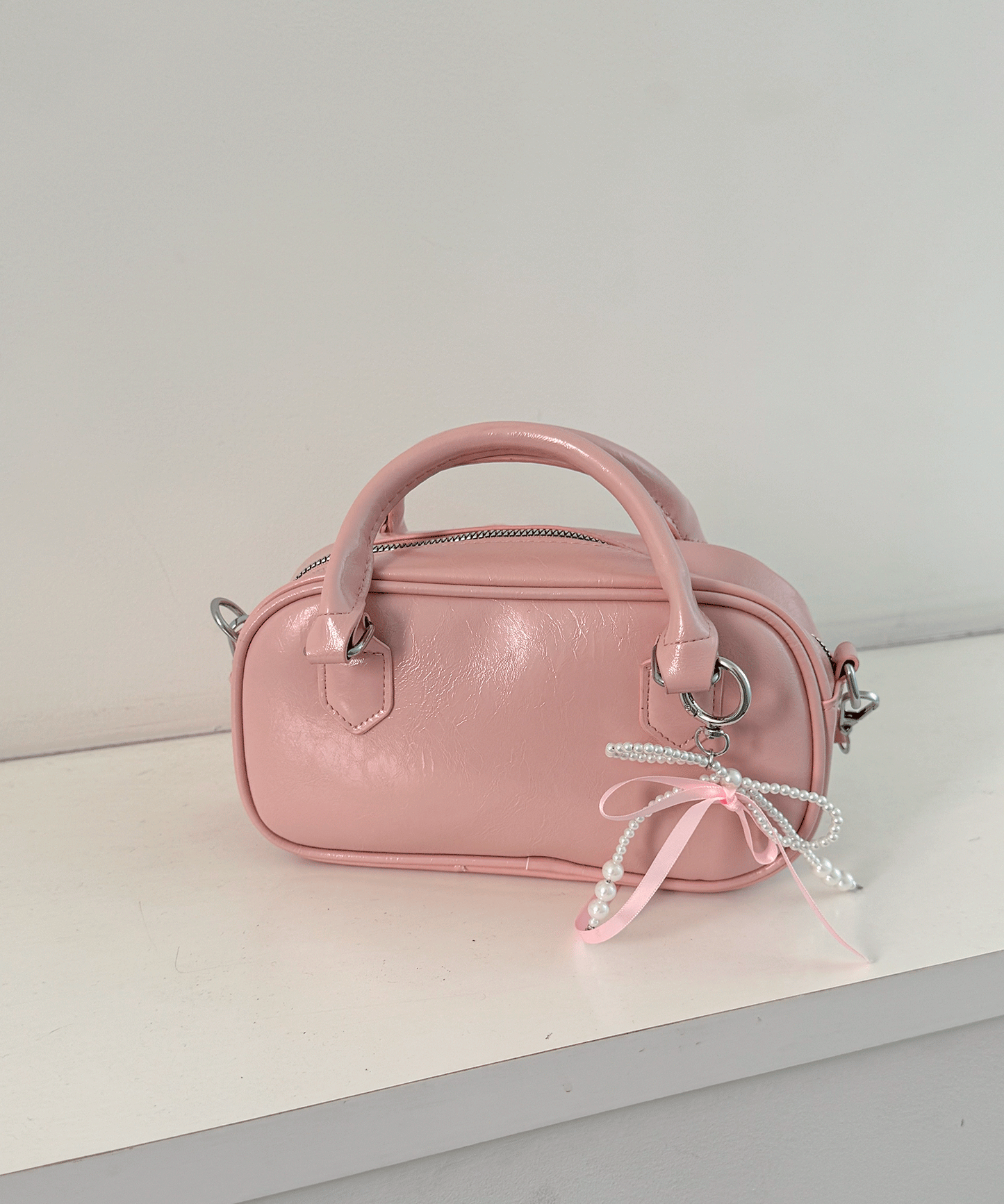チャーム付きミニボストンBAG
