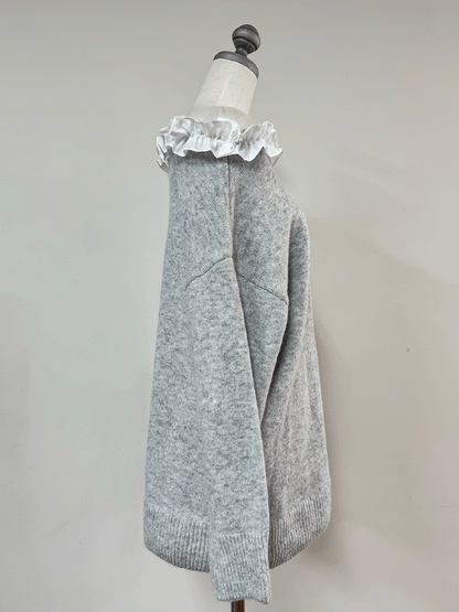 【Official限定価格】フリルニットミニワンピース