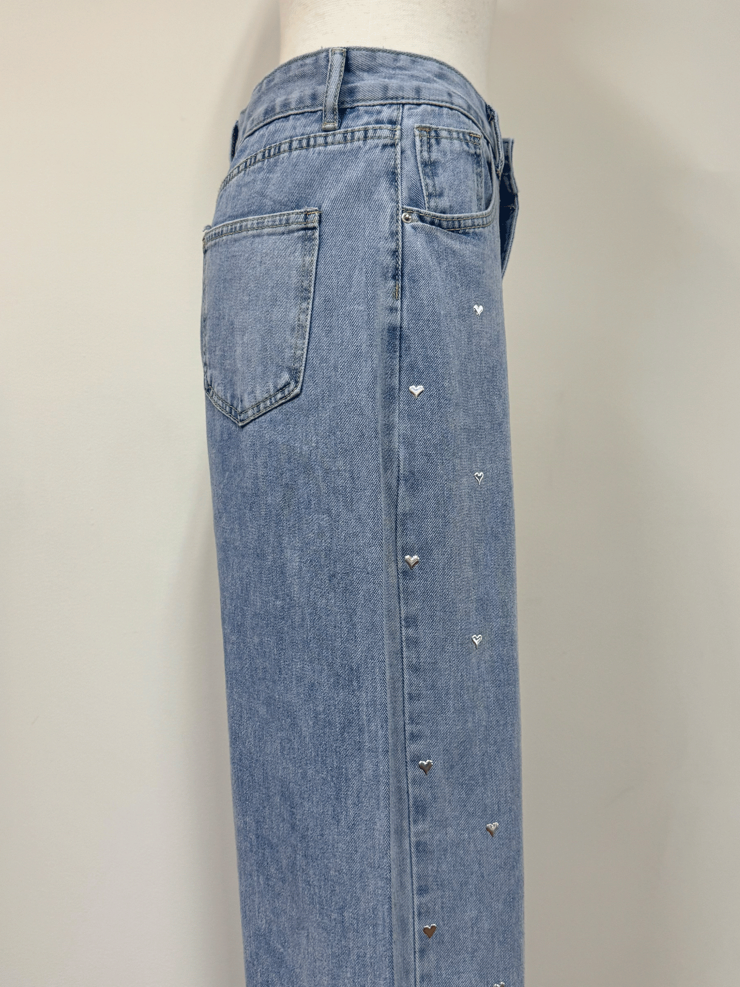 ハートデニムパンツ