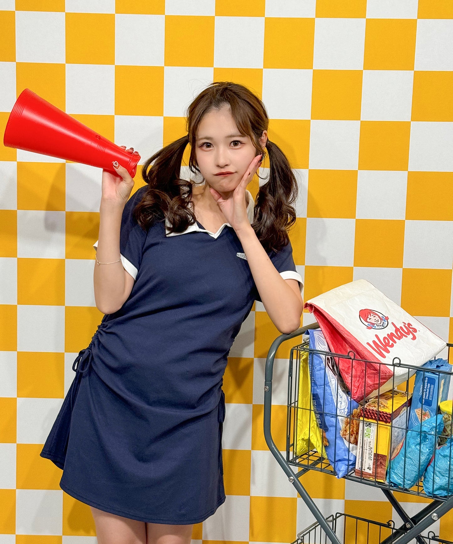スキッパーカットポロワンピ