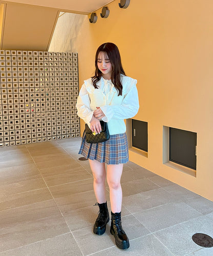 【OFFICIAL限定販売】ニットベスト×ブラウスSET