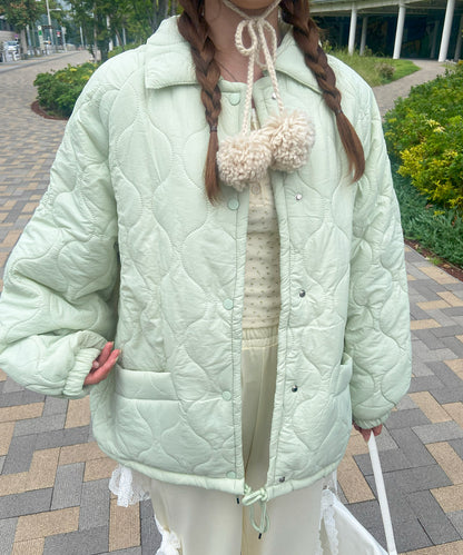 裏地ボア中綿ジャケット