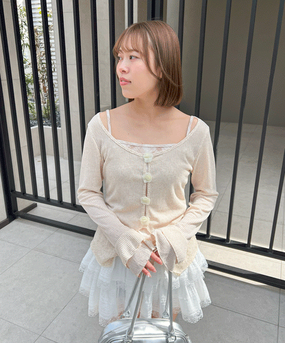 【Official限定販売】ローズカッティングトップス