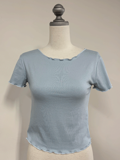 レースキャミソール付きTシャツ