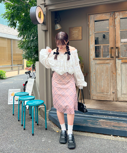 【Official限定販売】2WAYレースブラウス