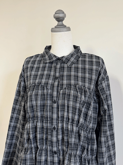 【Official限定】シャーリングチェックシャツ