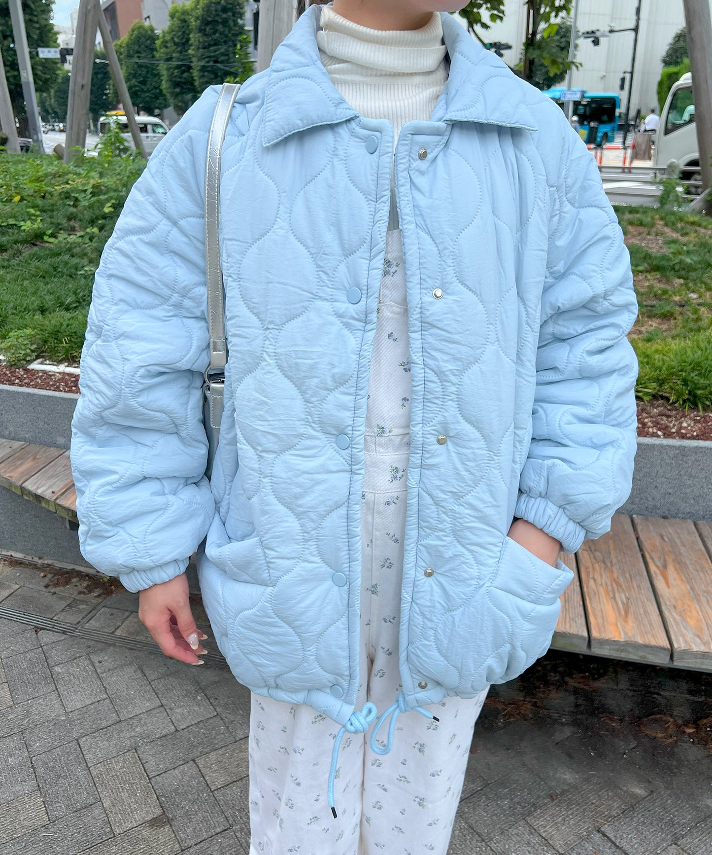 裏地ボア中綿ジャケット