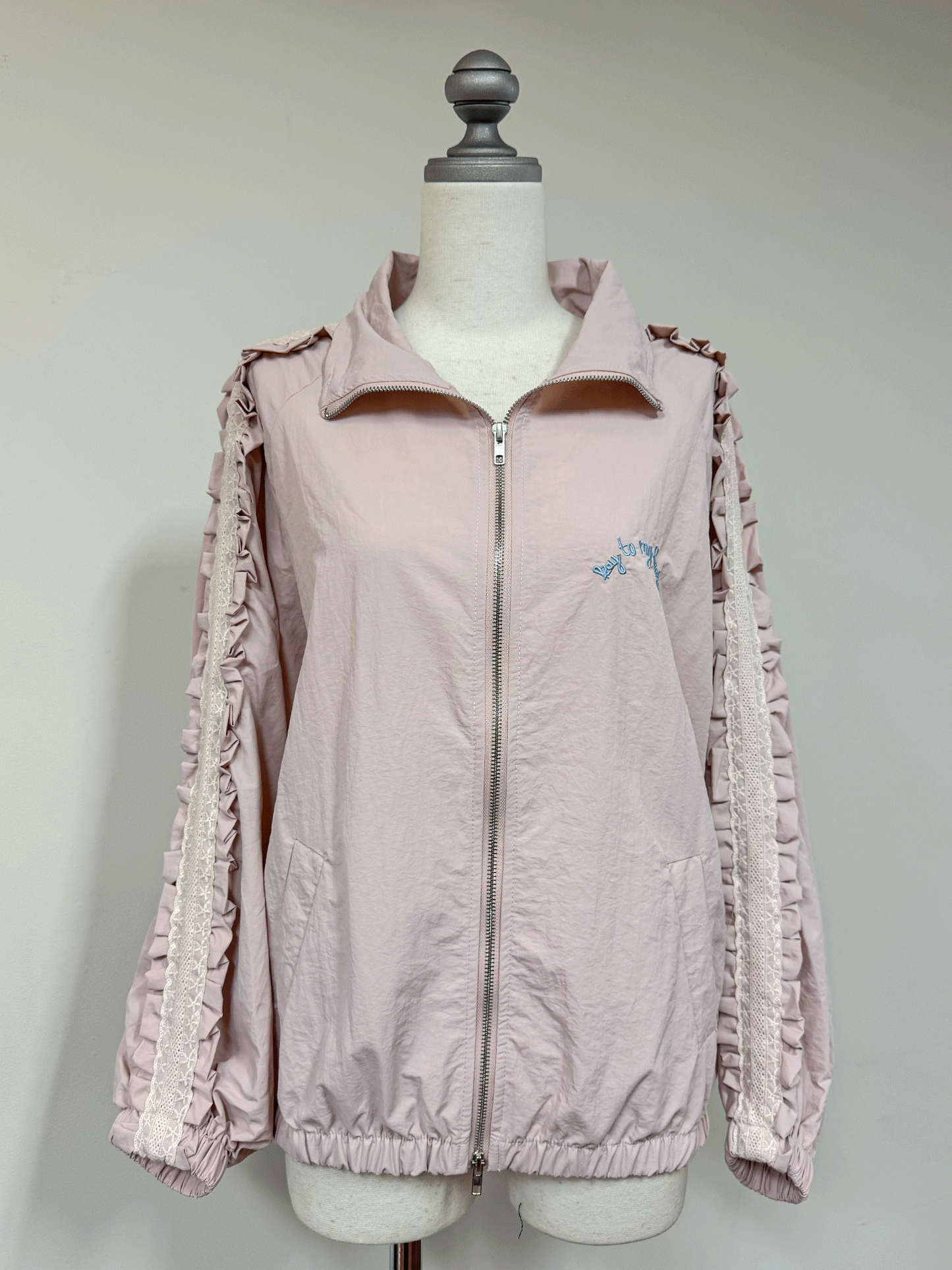 【Official限定価格】レースフリルブルゾン