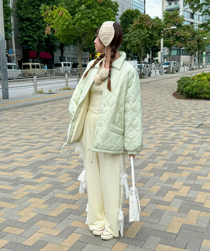 裏地ボア中綿ジャケット