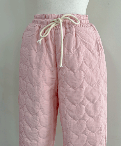 【Official限定販売】ハートキルティングパンツ