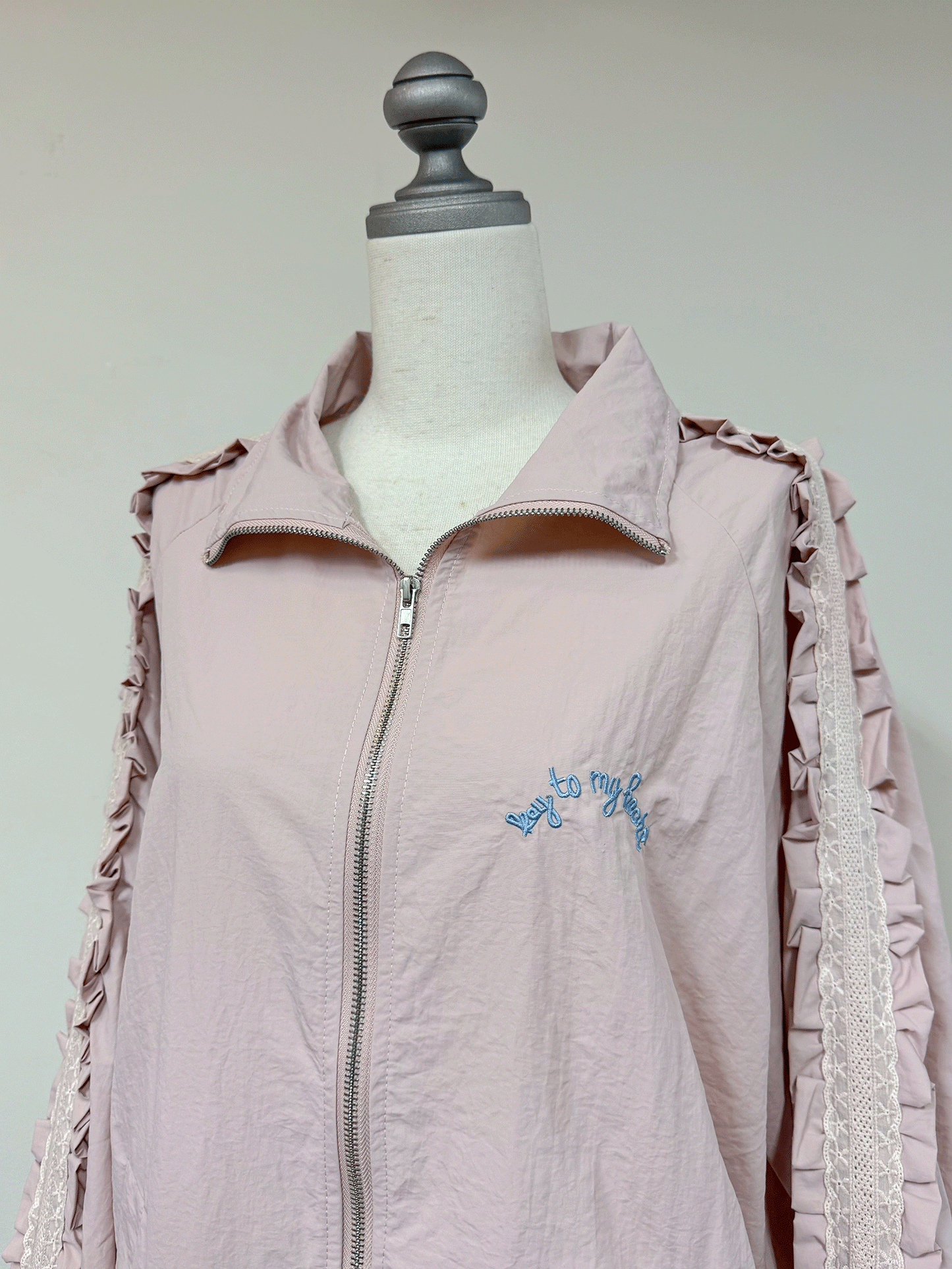 【Official限定価格】レースフリルブルゾン