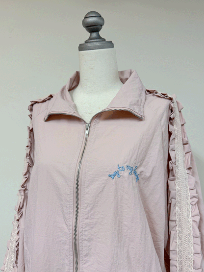 【Official限定価格】レースフリルブルゾン