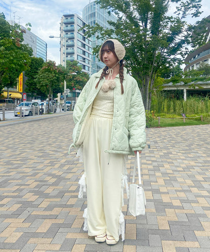 裏地ボア中綿ジャケット