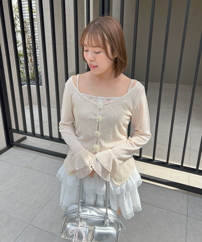 【Official限定販売】ローズカッティングトップス