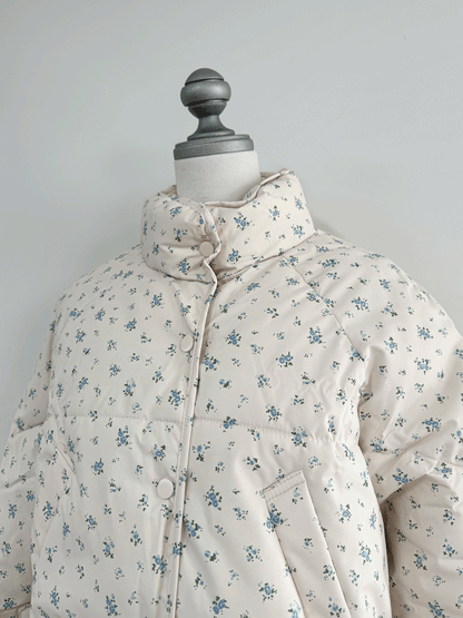 小花柄ブルゾン