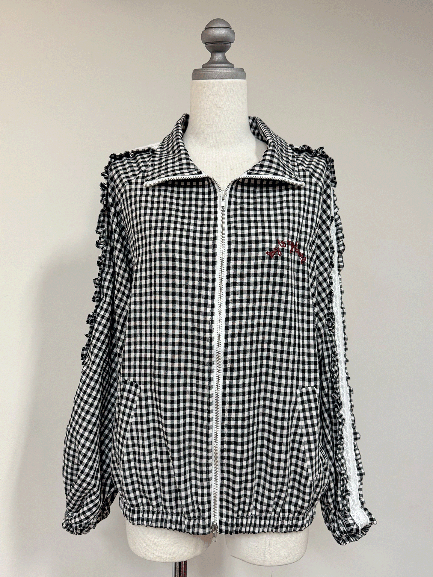 【Official限定価格】レースフリルブルゾン