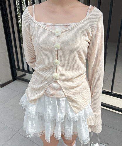 【Official限定販売】ローズカッティングトップス