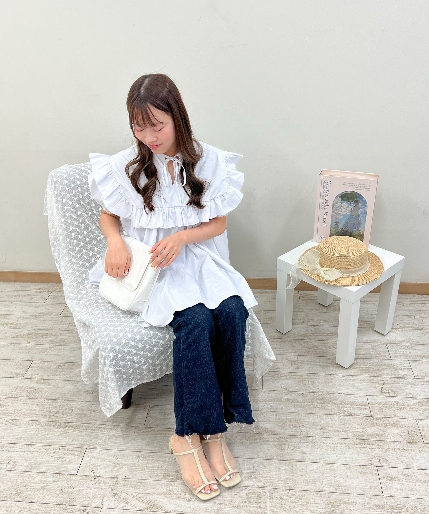 さゆりん様☆ 展示のみ着用なし美品 ボアブルゾン ベージュ