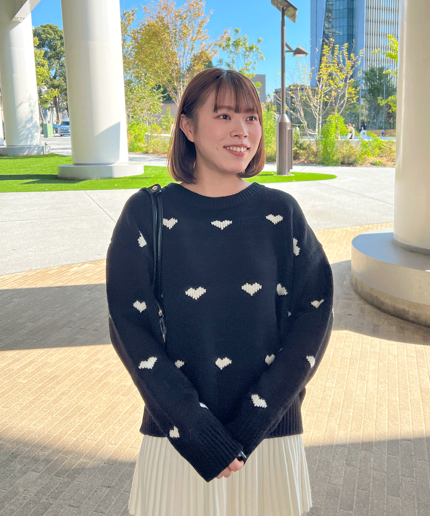 【Official限定価格】ハートジャガードニット