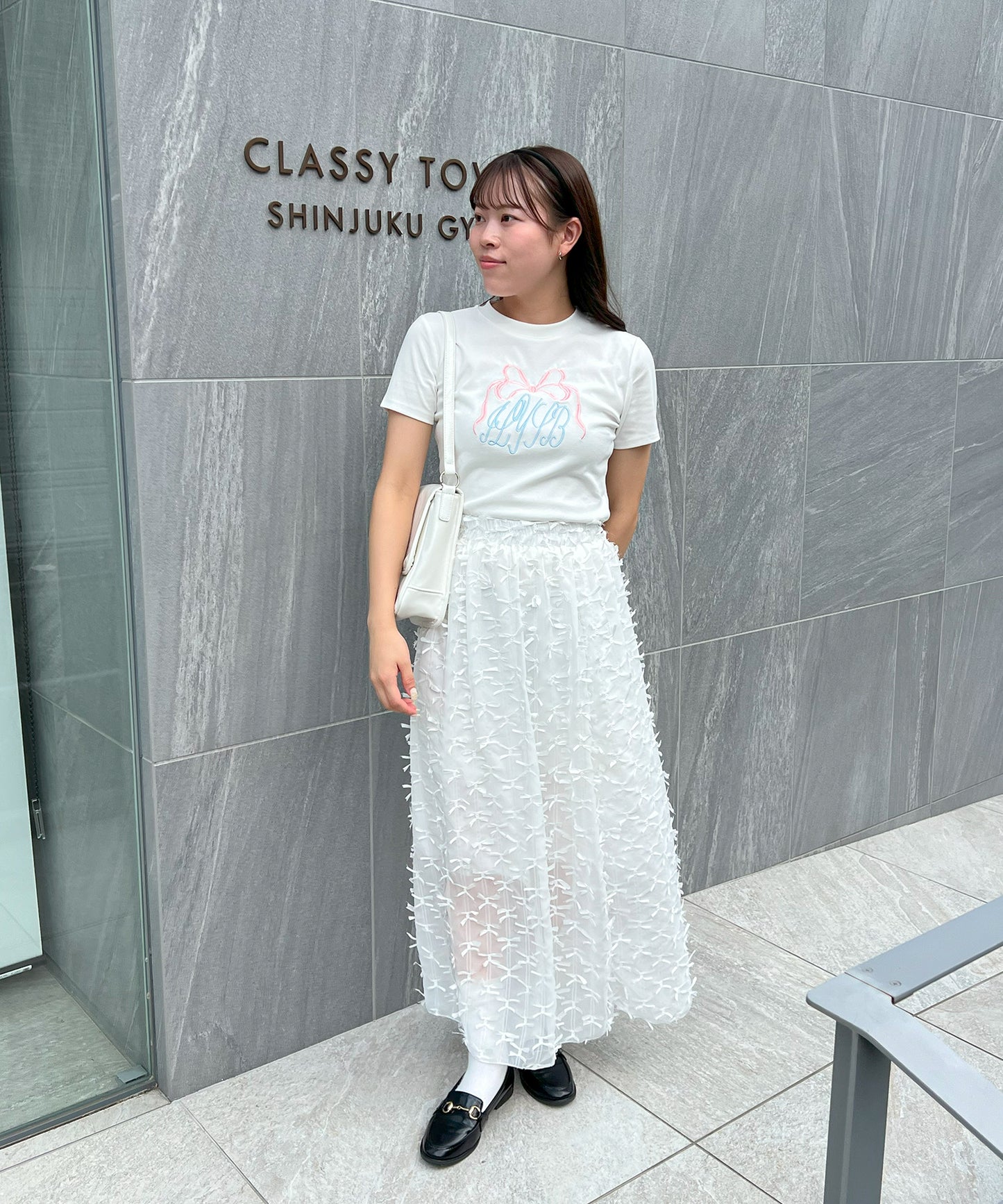 【Official限定販売商品】リボンシフォンスカート
