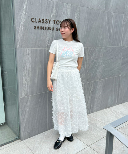 【Official限定販売商品】リボンシフォンスカート