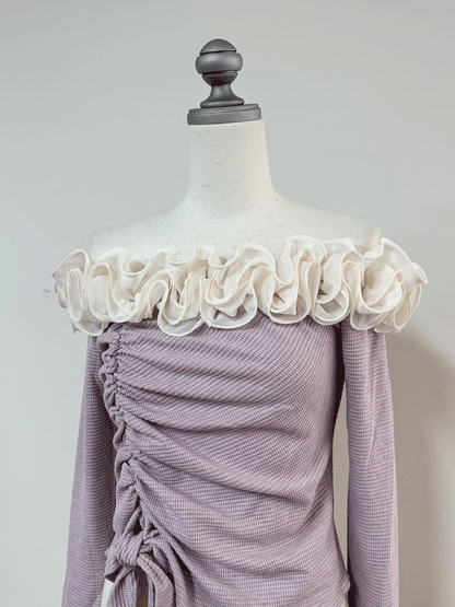 フレンチフリルトップス