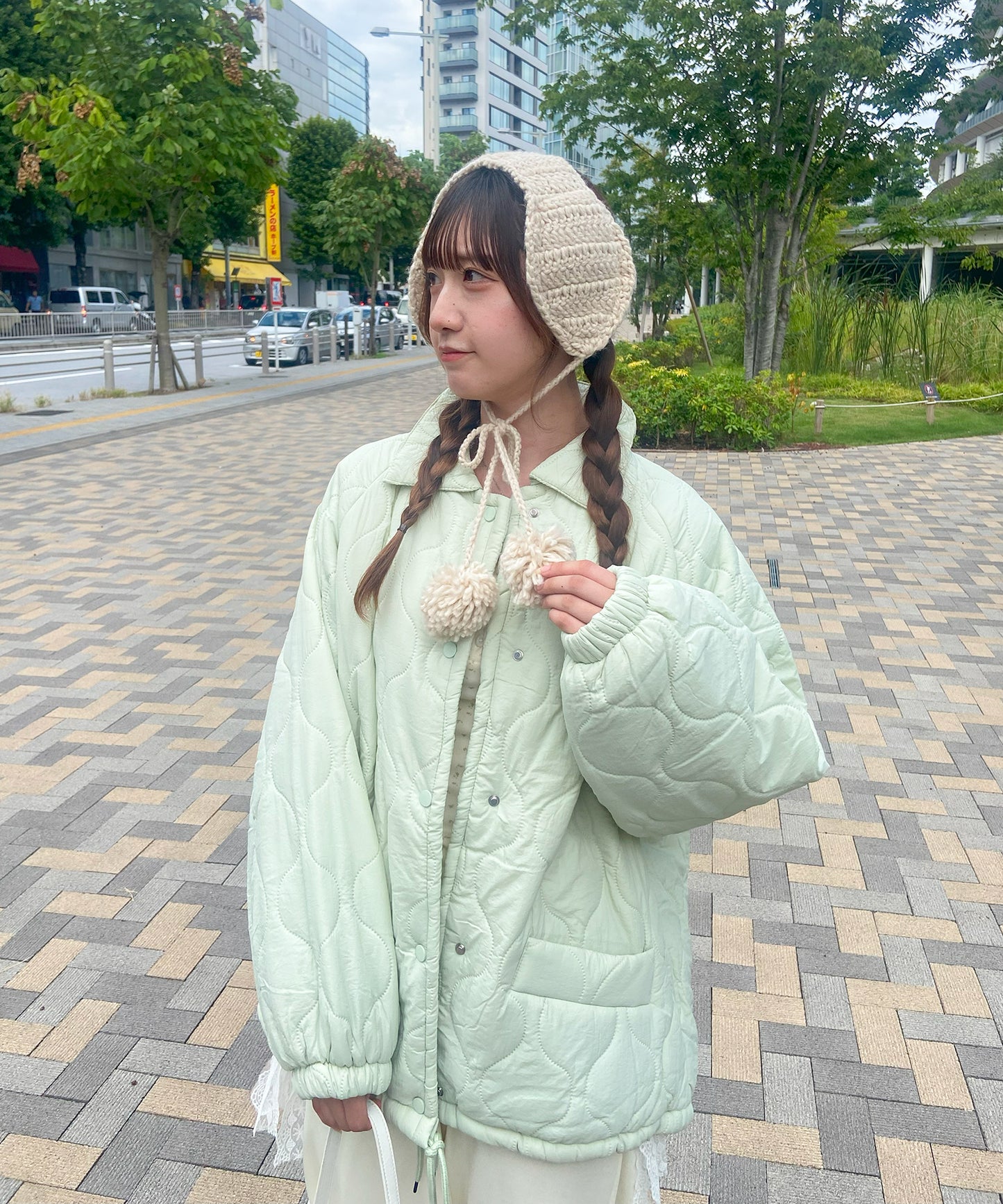 裏地ボア中綿ジャケット