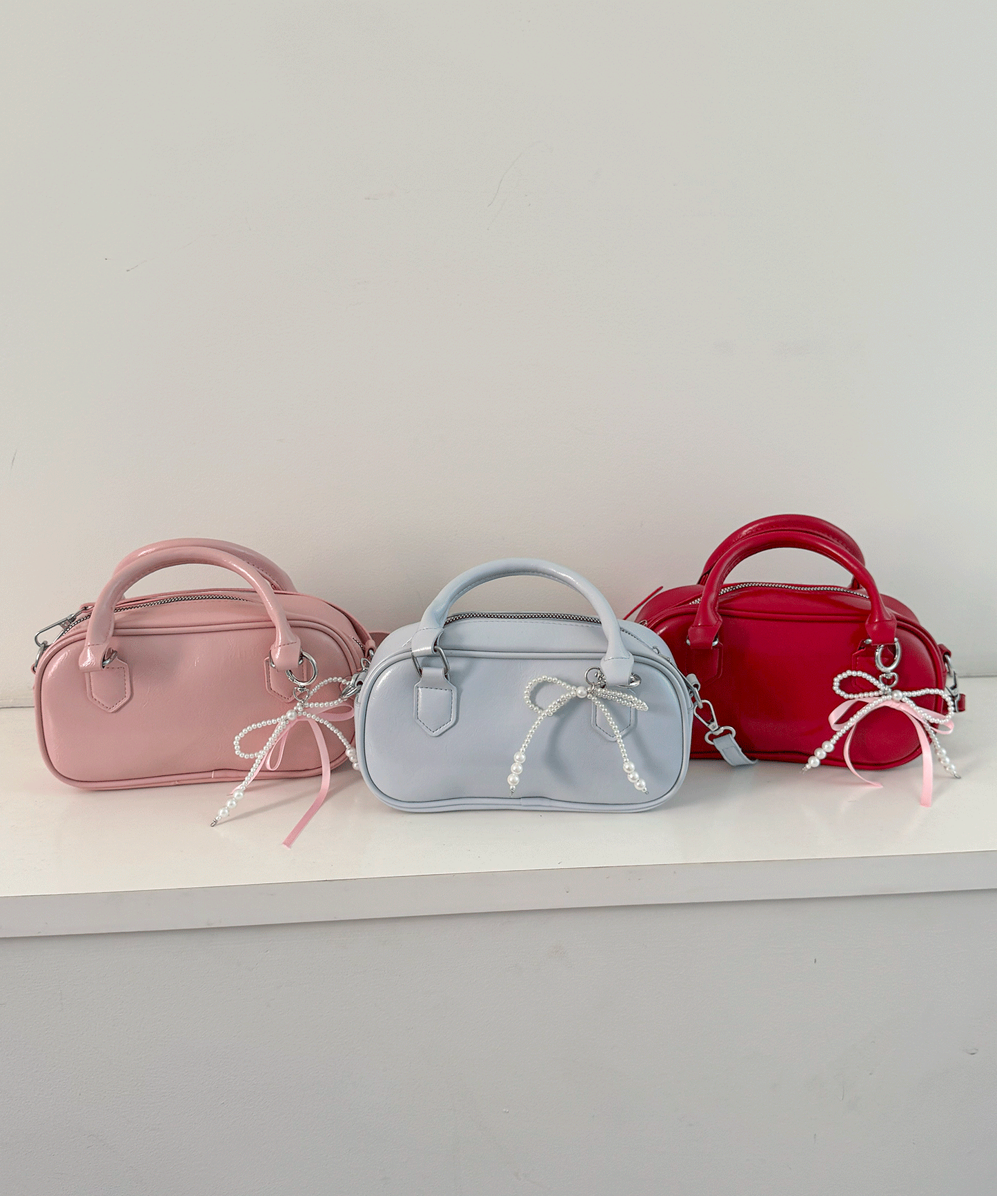 チャーム付きミニボストンBAG