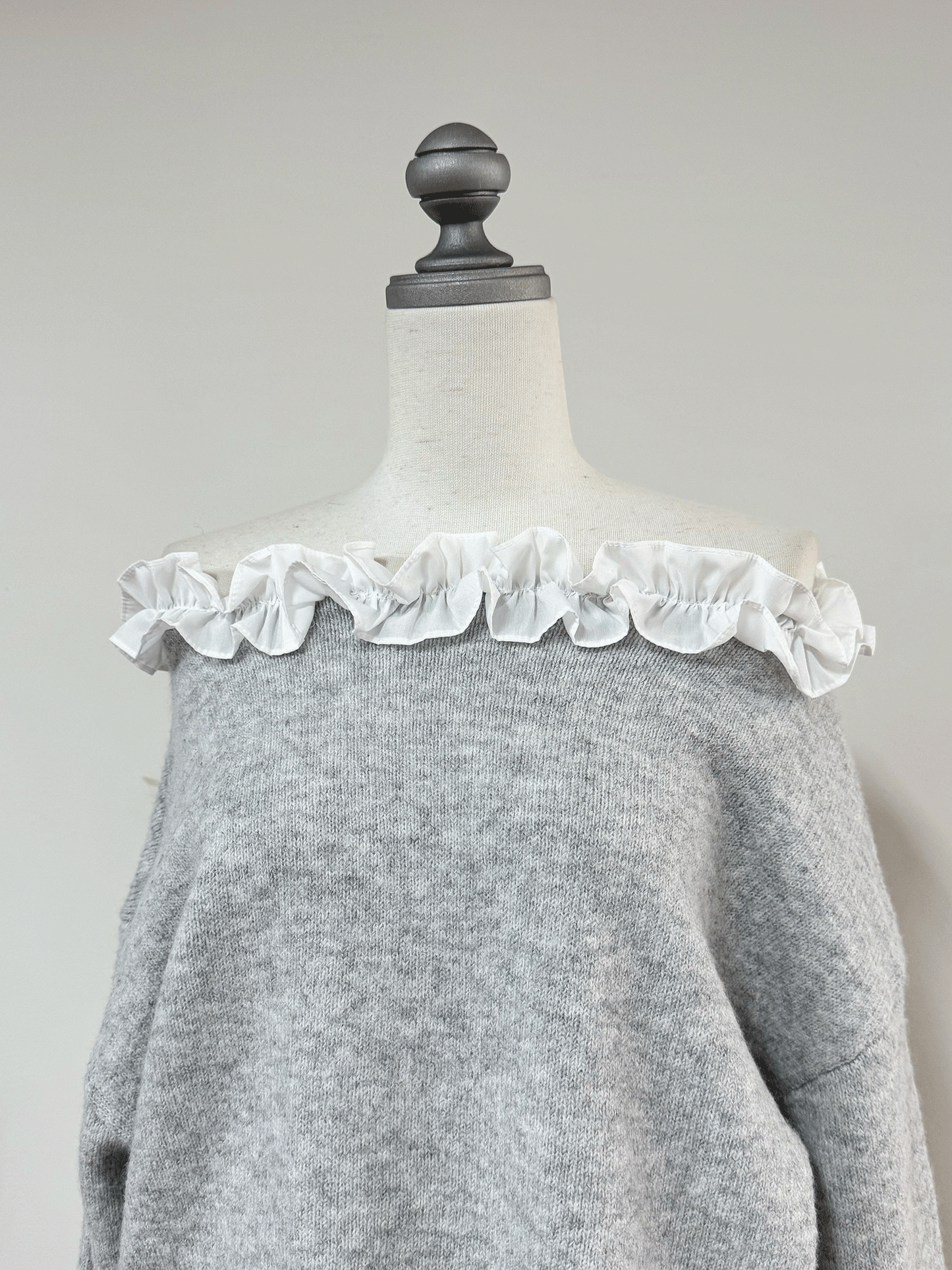 【Official限定価格】フリルニットミニワンピース