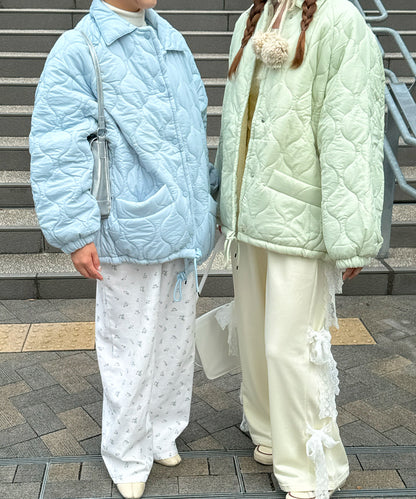 裏地ボア中綿ジャケット