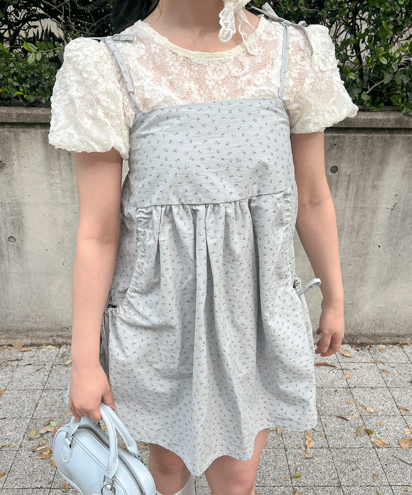 小花柄キャミチュニック