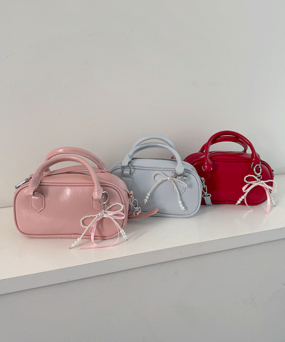 チャーム付きミニボストンBAG