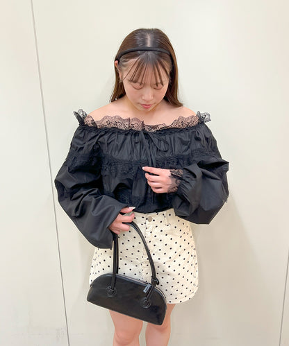 【Official限定販売】2WAYレースブラウス
